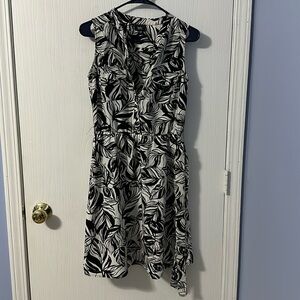 Black and White Floral dress